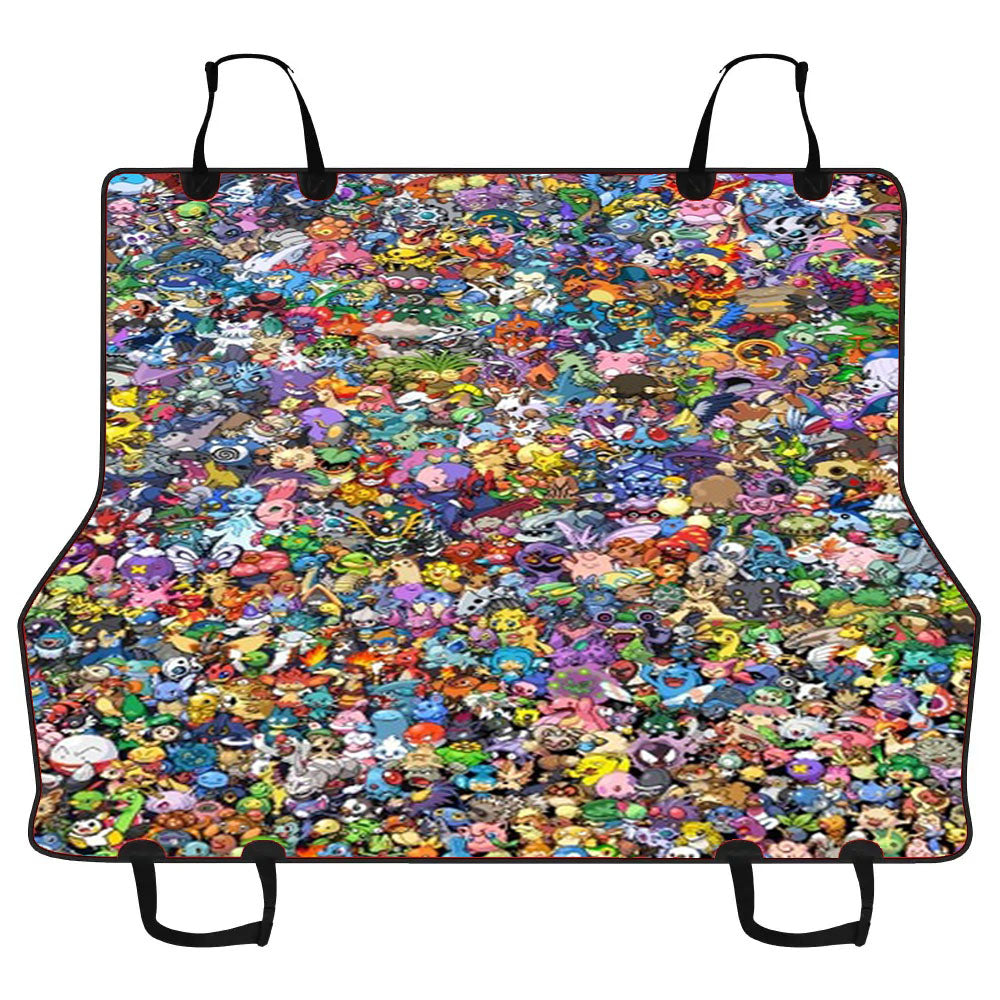 All Pokemon Characters Car Pet Seat Cover