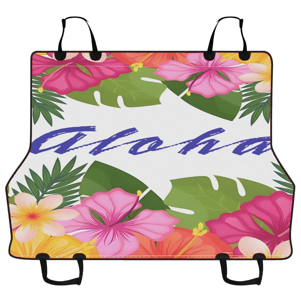 Aloha And Hawaiian Tropical Car Pet Seat Cover