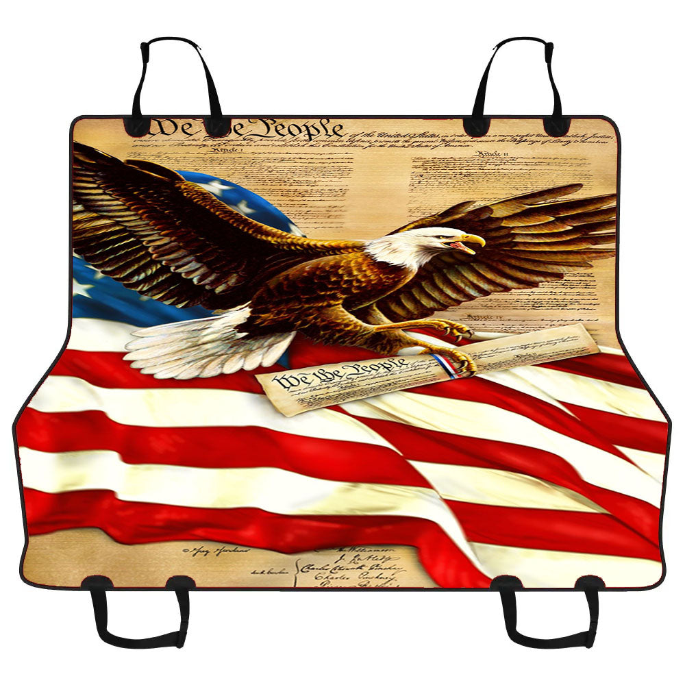 American Flag Eagle Car Pet Seat Cover