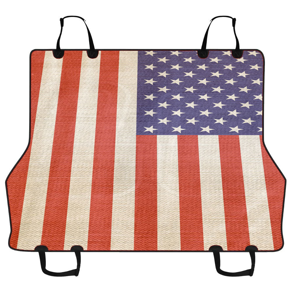 American Flag Texture Car Pet Seat Cover