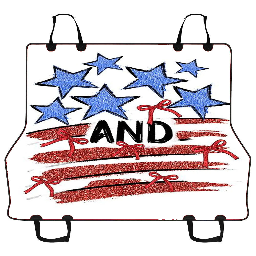 American Patriotic Car Pet Seat Cover