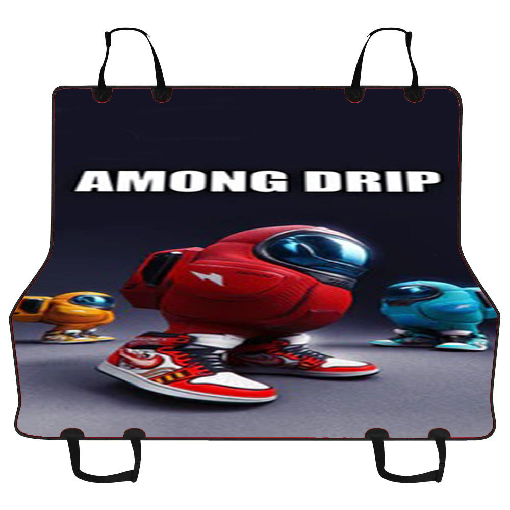 Among Drip Nike Shoes Car Pet Seat Cover