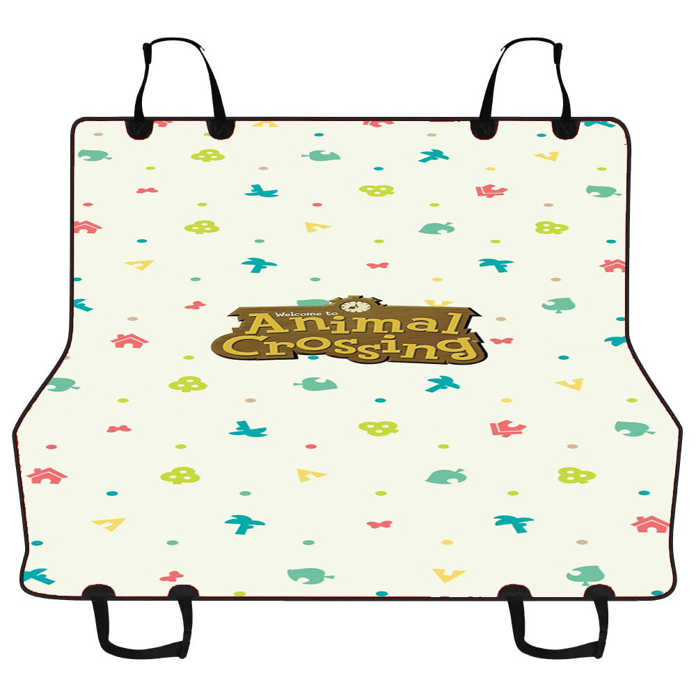 Animal Crossing Logo Pattern Car Pet Seat Cover