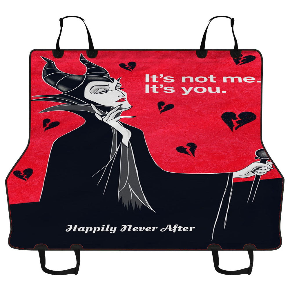 Anti Valentines Day Maleficent Car Pet Seat Cover