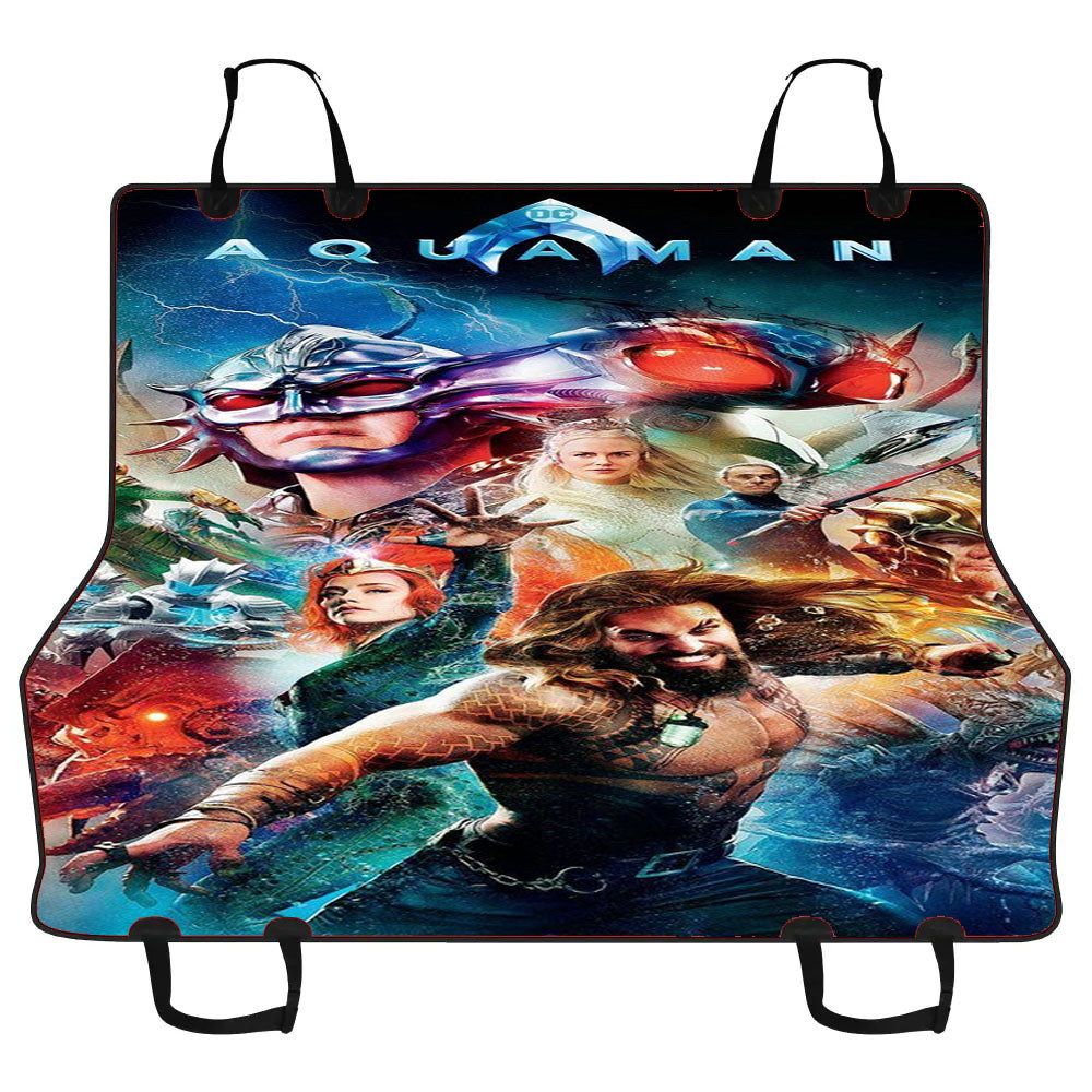 Aquaman Dc Poster Movie Car Pet Seat Cover