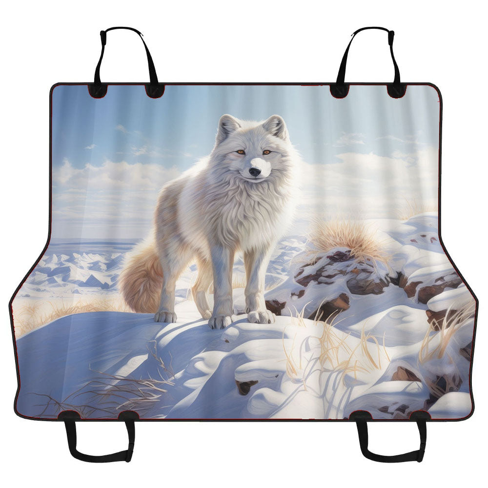 Arctic Fox Car Pet Seat Cover