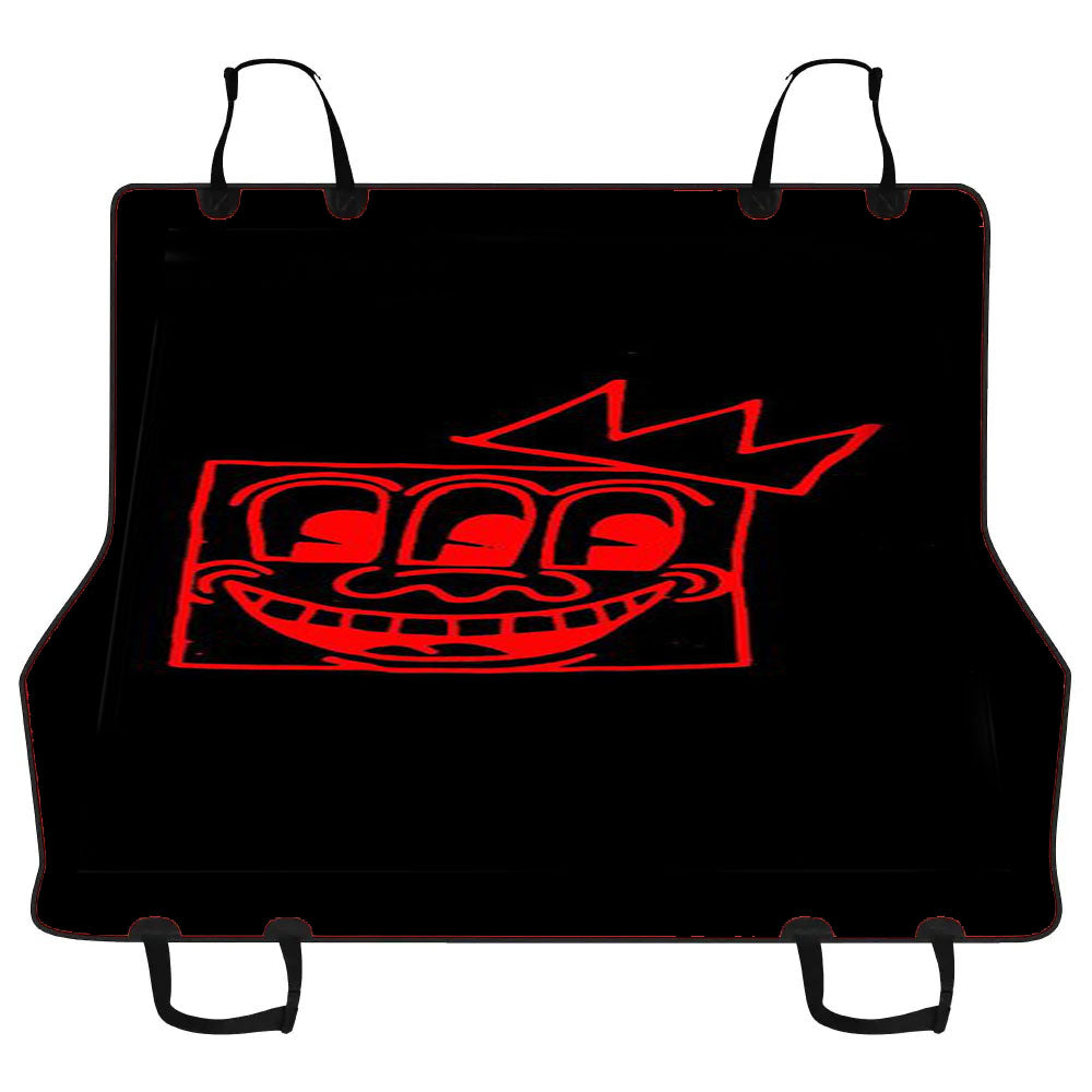Art Keith Haring 3 Eyes Basquiat Crown Mashup Car Pet Seat Cover