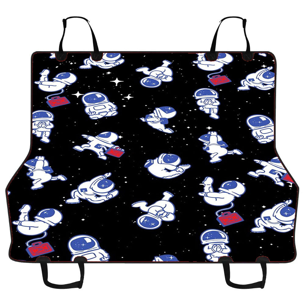 Astronaut Yoga Pattern Car Pet Seat Cover