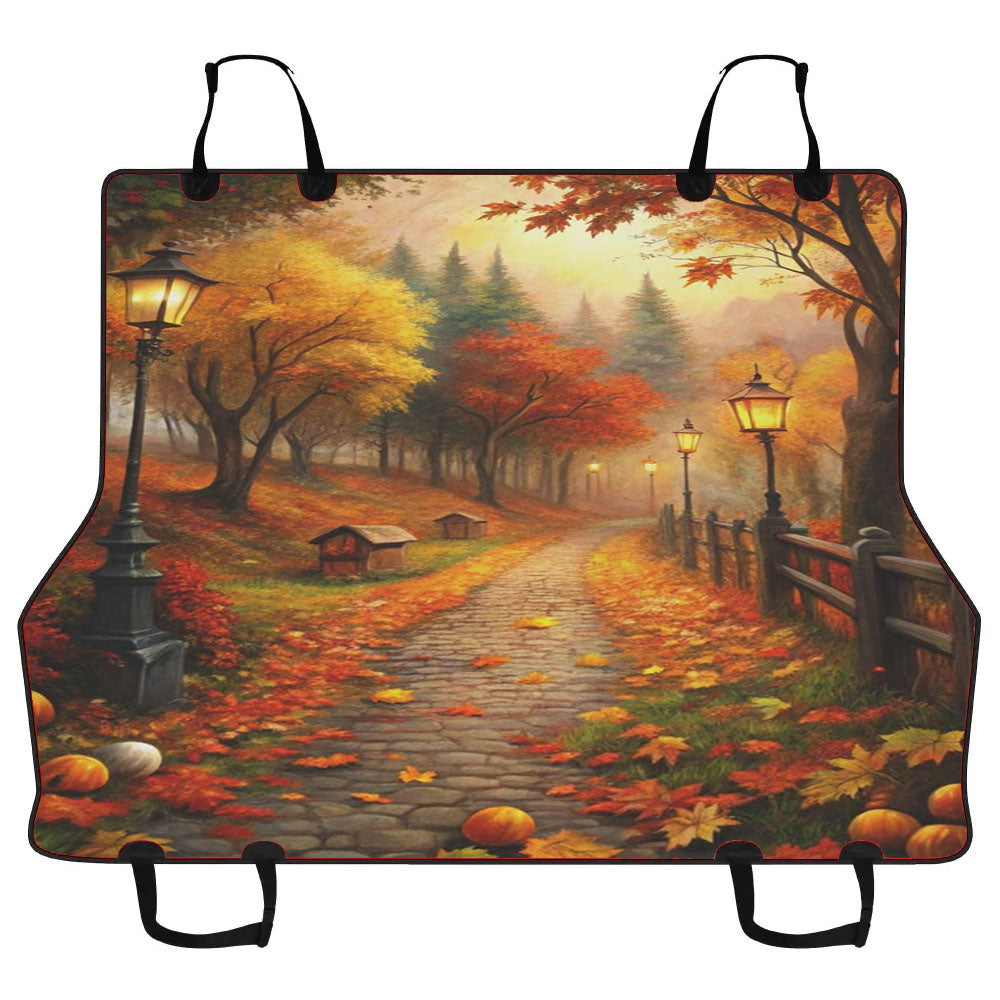 Autumn Country Lane Car Pet Seat Cover