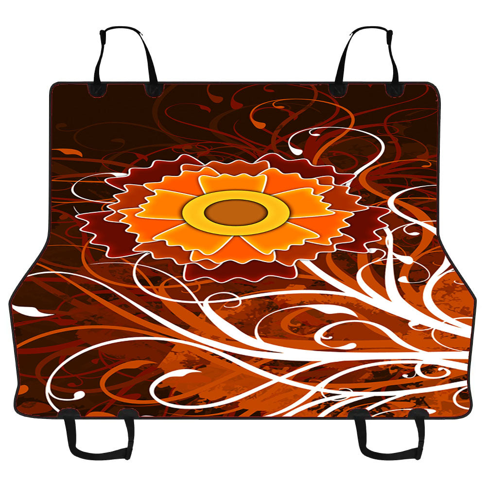 Autumn Flower Vector Car Pet Seat Cover