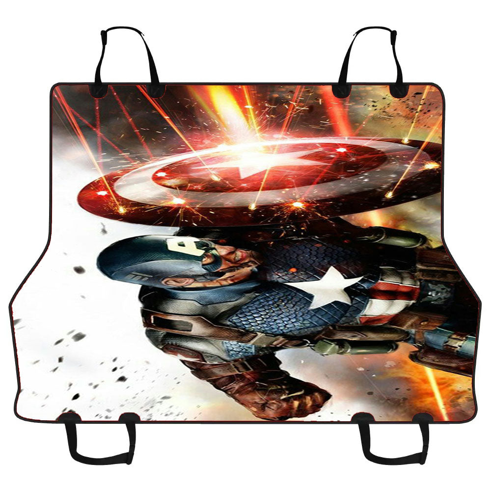 Avengers Capt America Car Pet Seat Cover