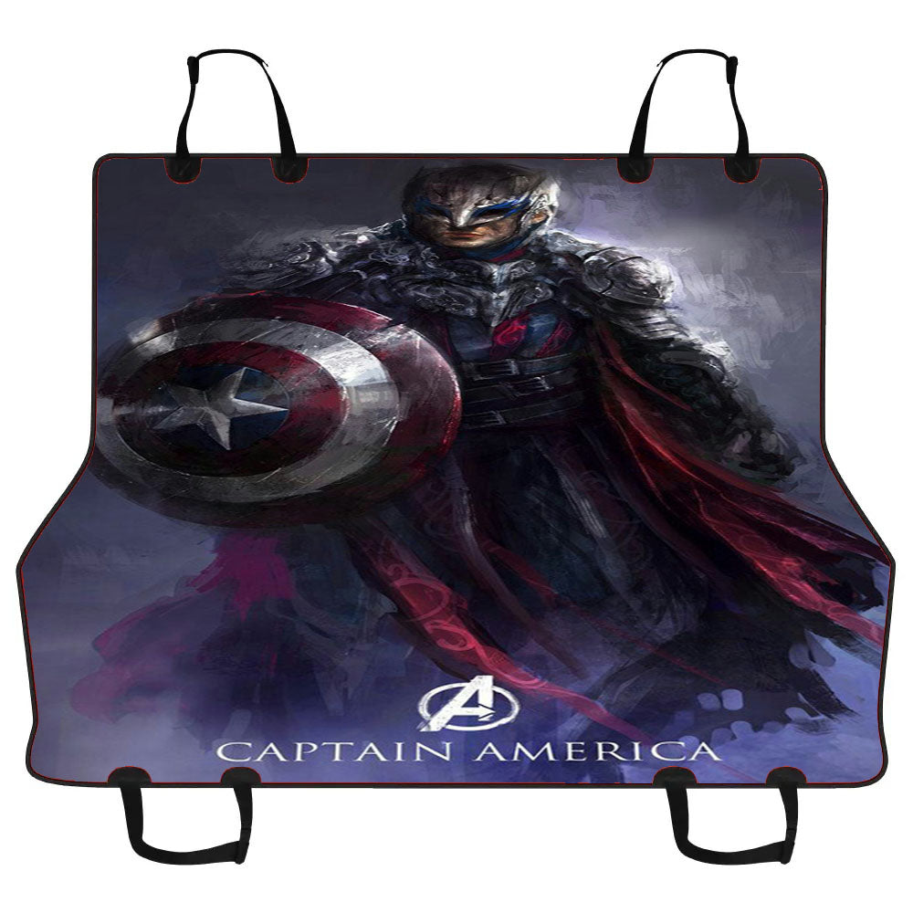 Avengers Captain America Mural Car Pet Seat Cover