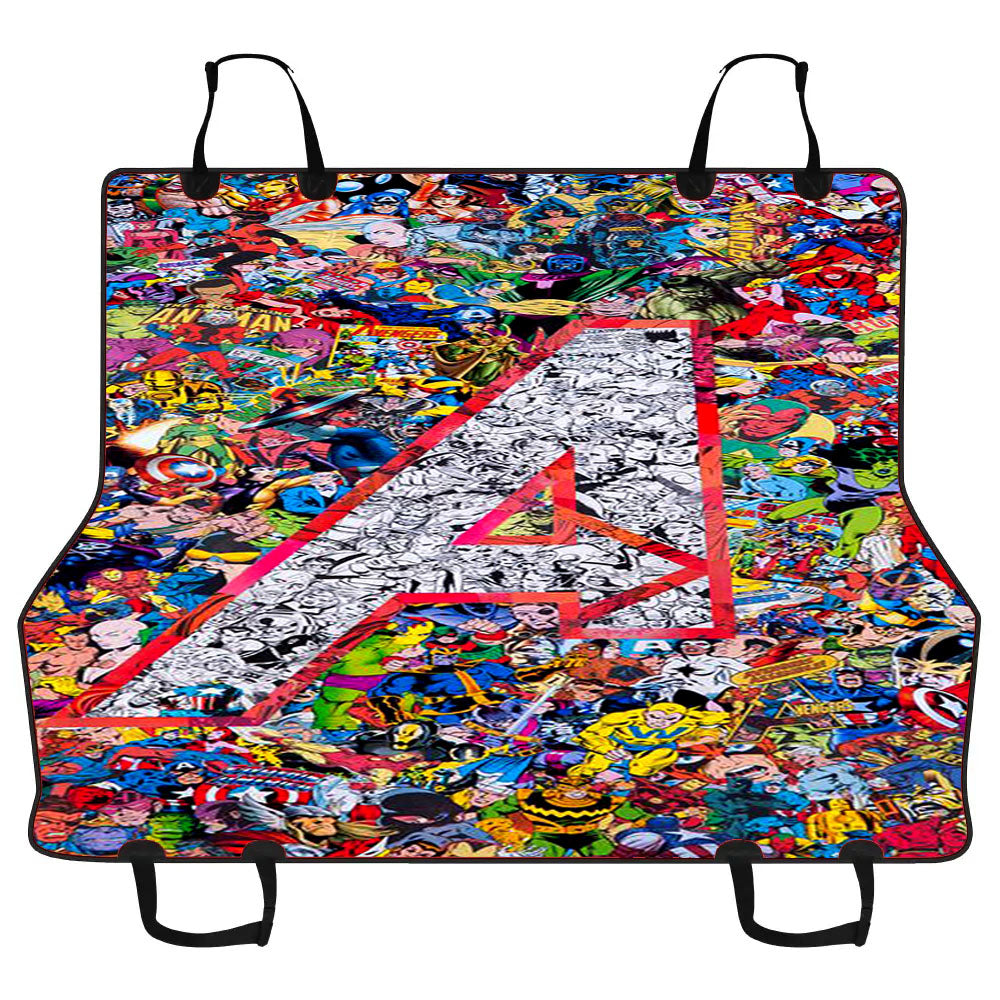 Avengers Characters Collage Car Pet Seat Cover