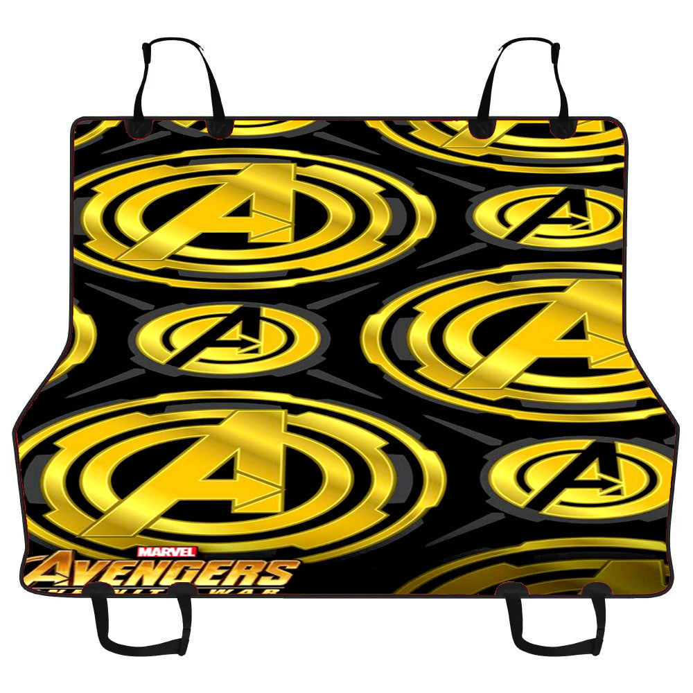 Avengers Gold Emblem Car Pet Seat Cover