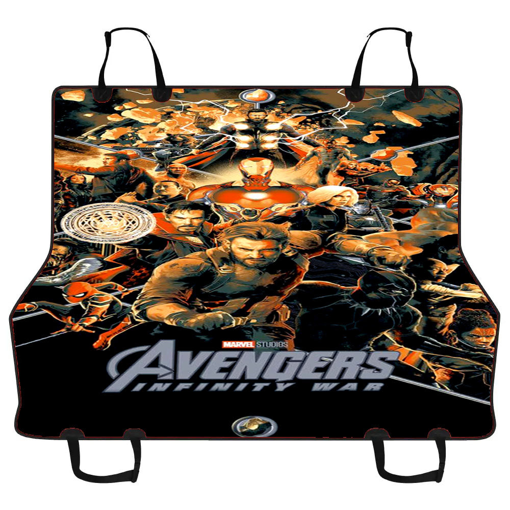 Avengers Inwar Orange Car Pet Seat Cover