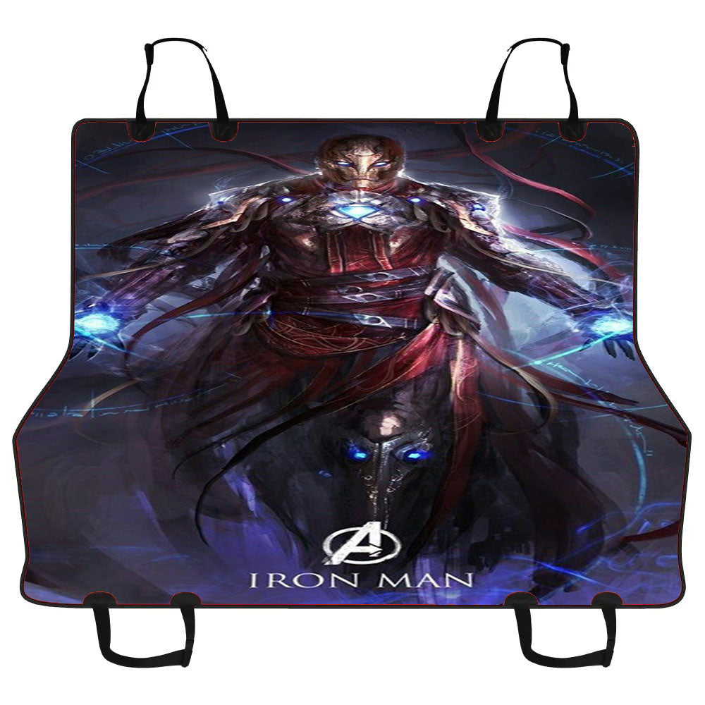 Avengers Iron Man Art Car Pet Seat Cover