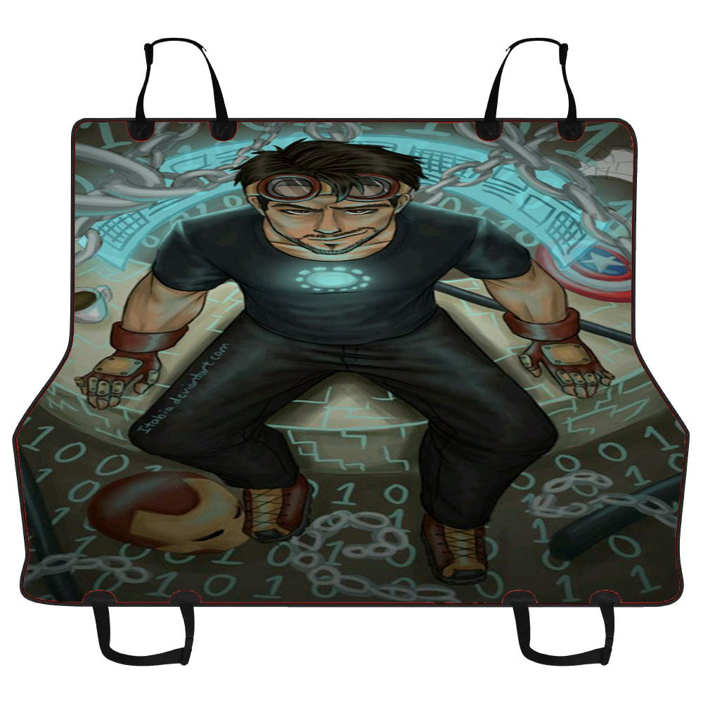 Avengers Iron Man Ilussion Car Pet Seat Cover