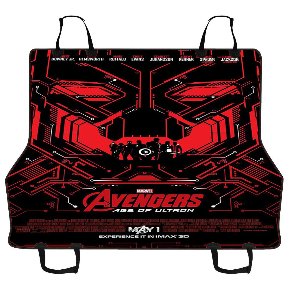 Avengers Marvel Poster Car Pet Seat Cover