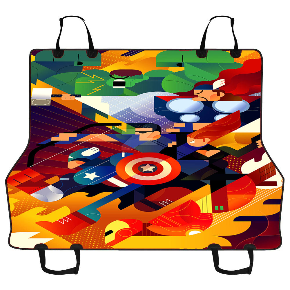 Avengers Vectors Wpap Car Pet Seat Cover