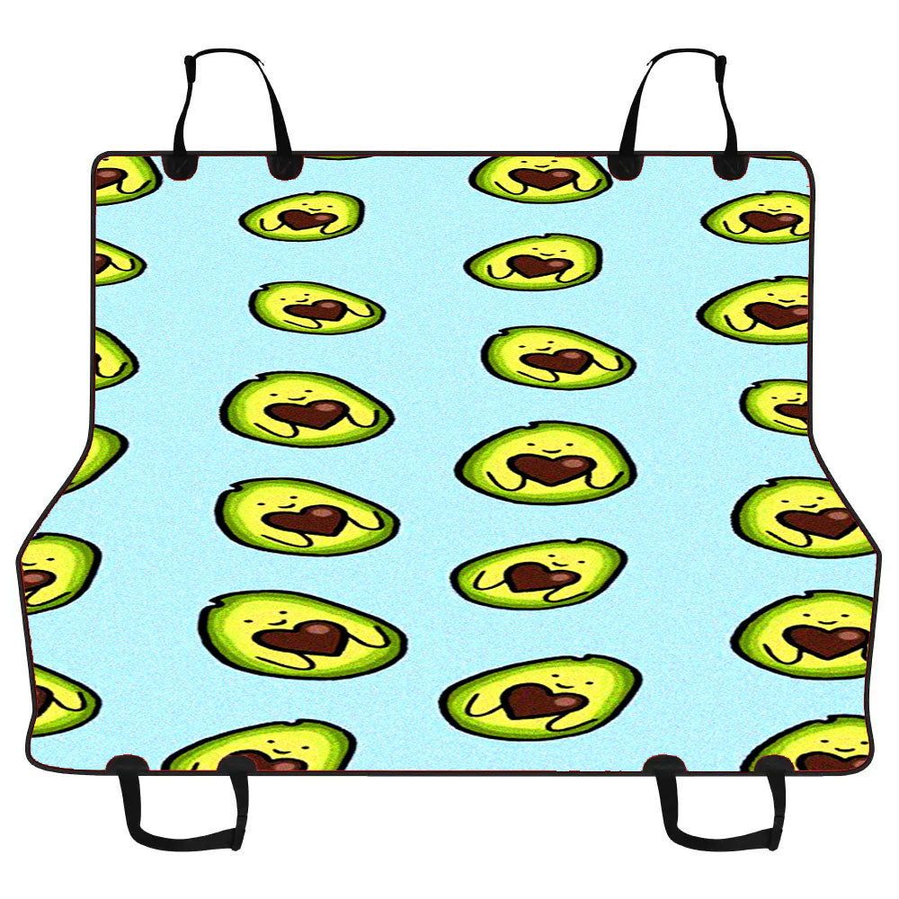 Avocado Cartoon Cute Pattern Car Pet Seat Cover