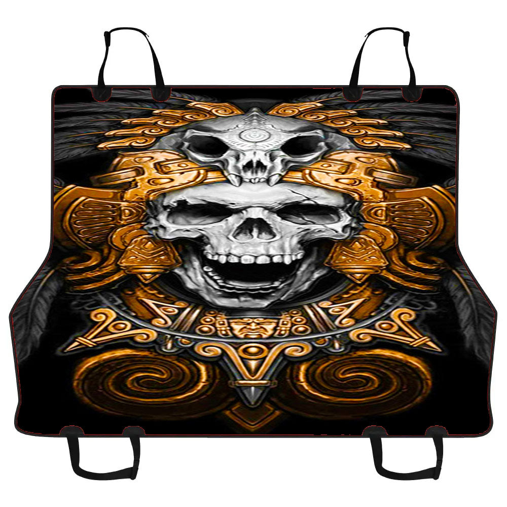 Aztec Skull Car Pet Seat Cover