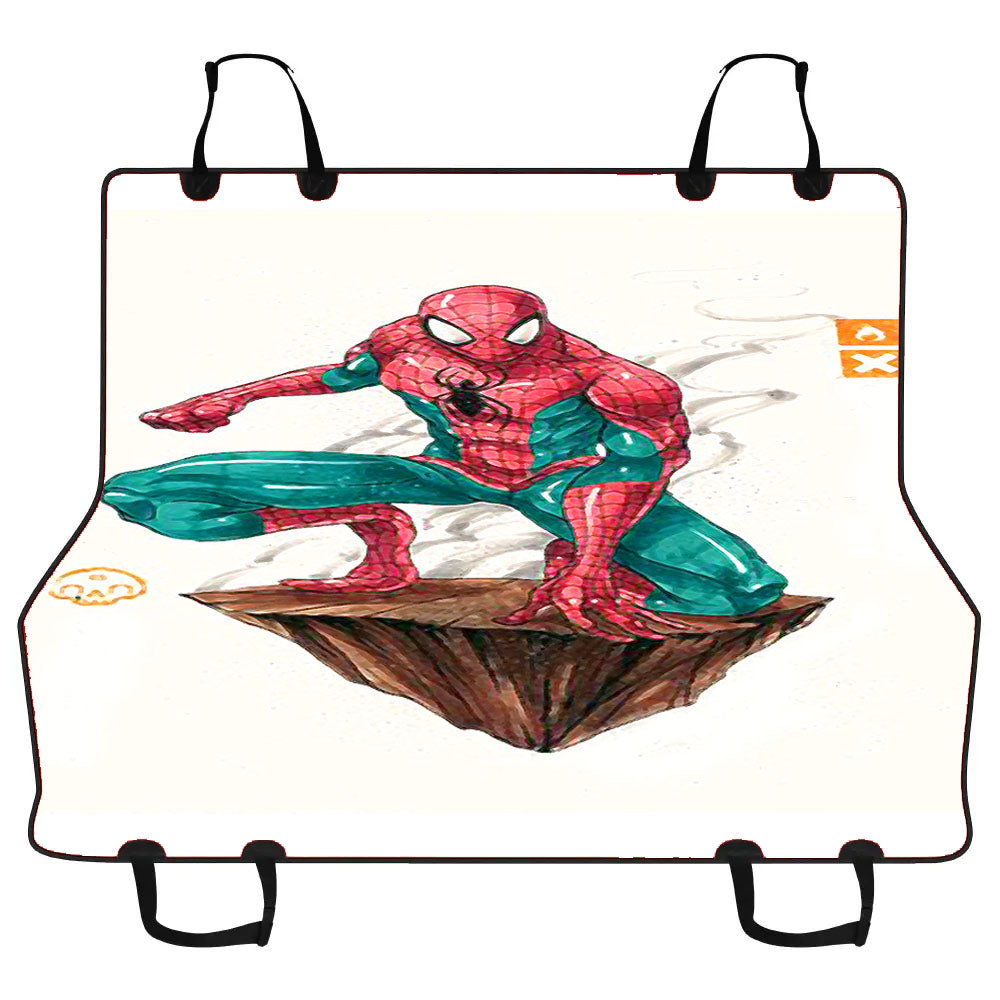 Bad Spiderman Car Pet Seat Cover