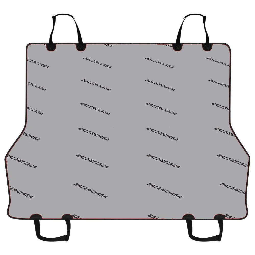 Balenciaga Grey Pattern Car Pet Seat Cover