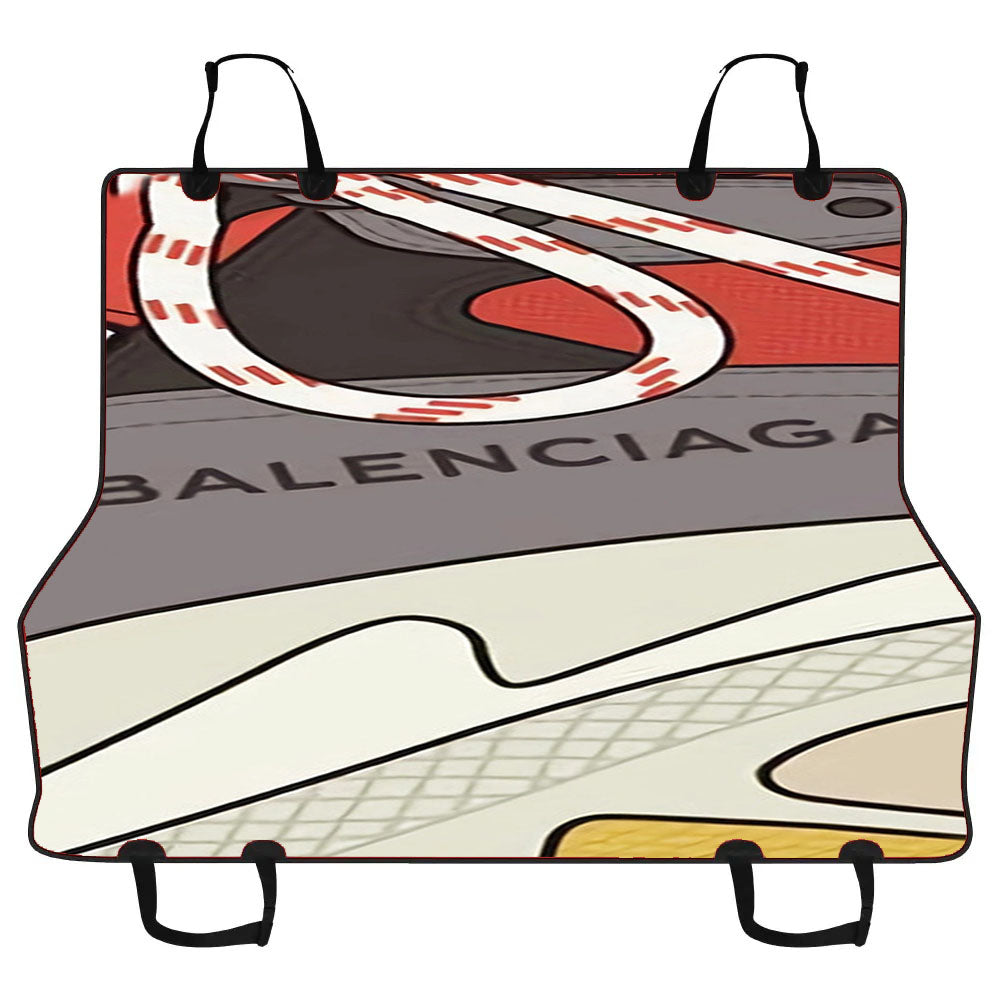 Balenciaga Shoes Logo Car Pet Seat Cover