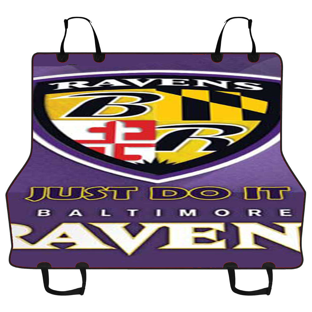 Baltimore Ravens Shield Car Pet Seat Cover