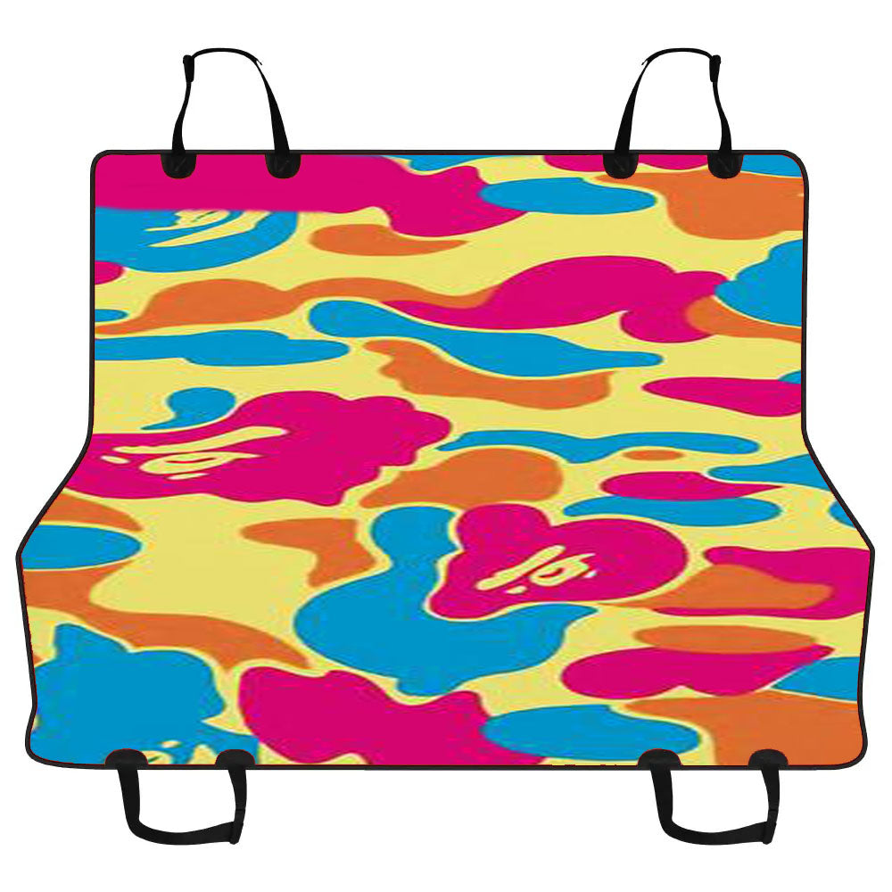 Bape Camo Candy Car Pet Seat Cover