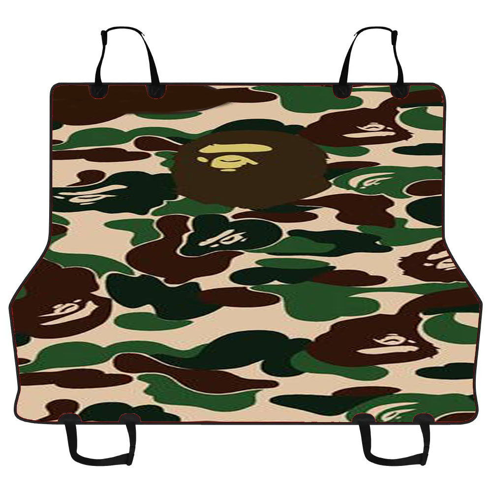 Bape Camo Green Car Pet Seat Cover