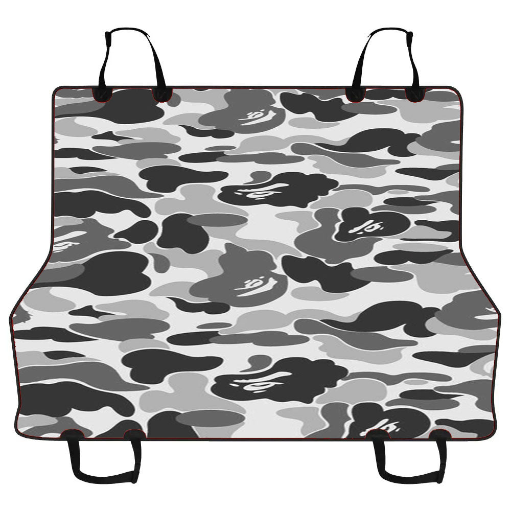 Bape Camo Grey Car Pet Seat Cover