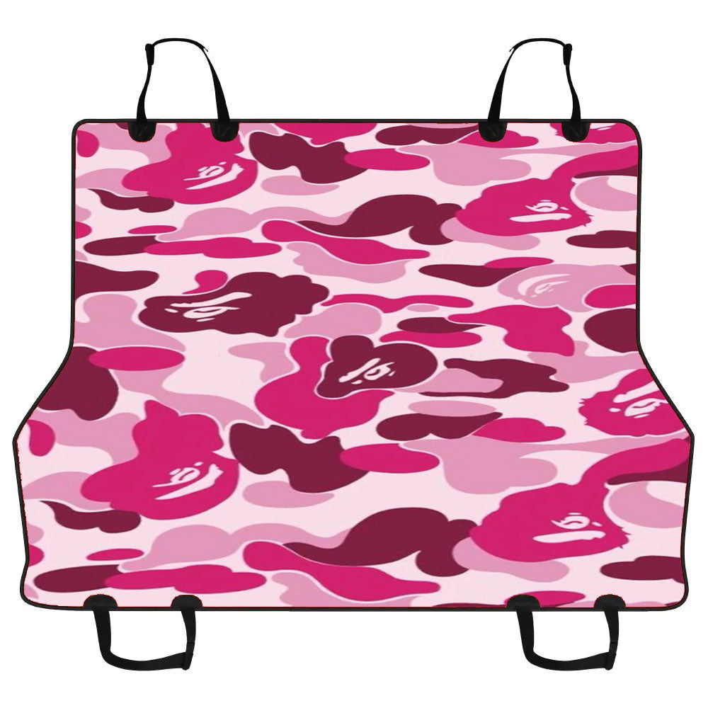 Bape Camo Pink Car Pet Seat Cover