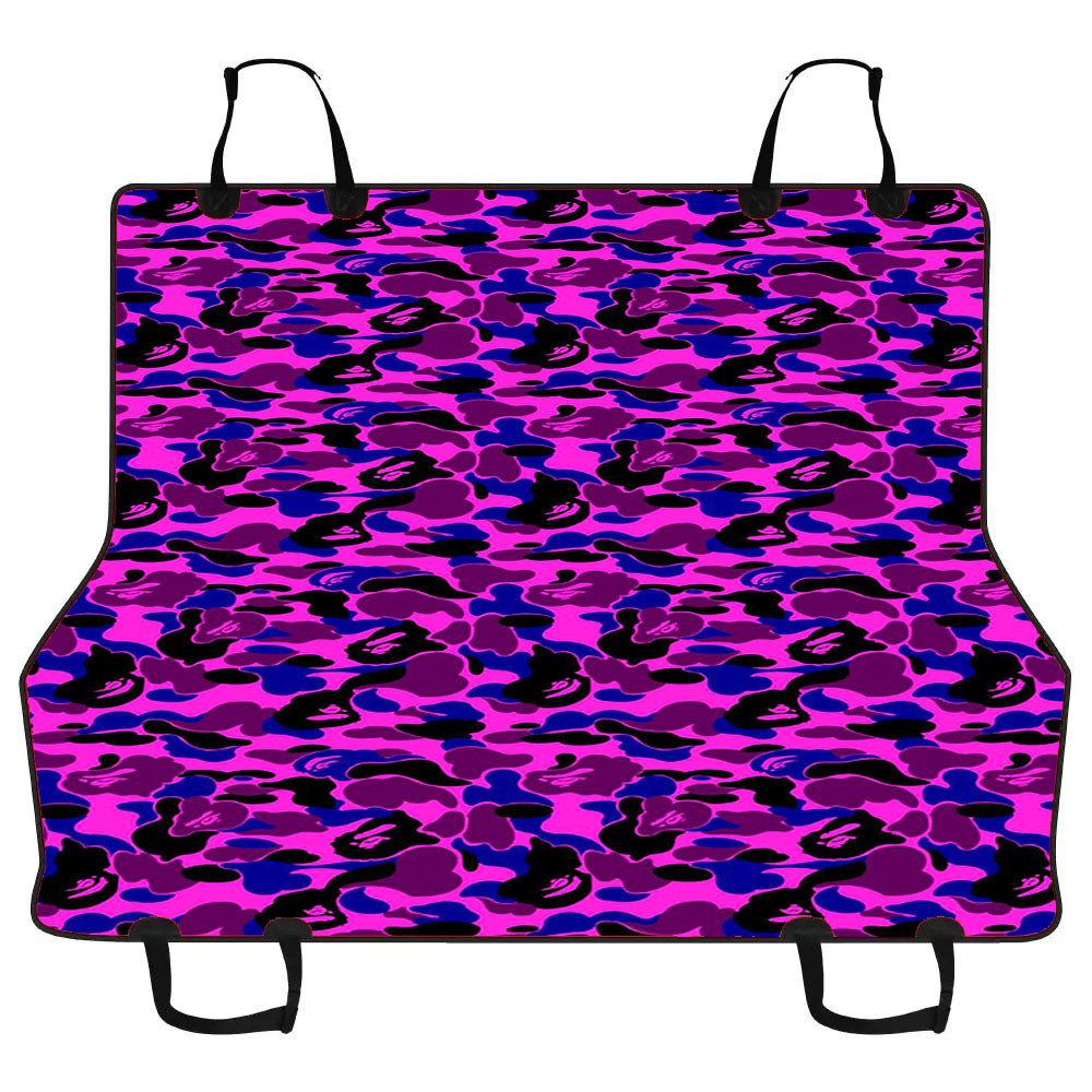 Bape Camo Purple Car Pet Seat Cover