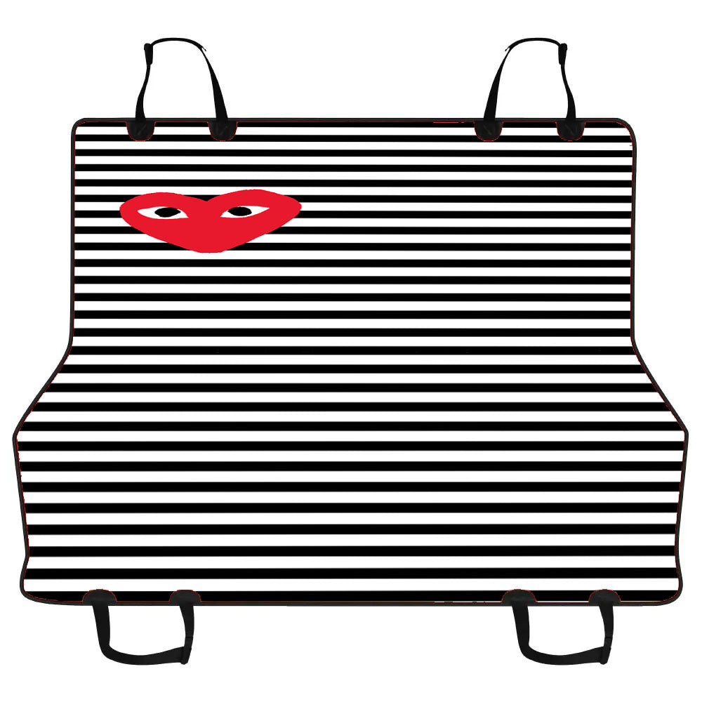 Bape Heart Stripe Car Pet Seat Cover