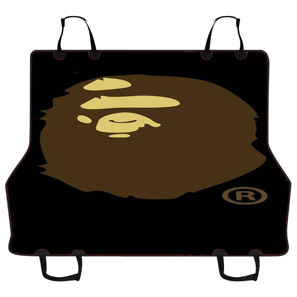 Bape Logo Brown Car Pet Seat Cover