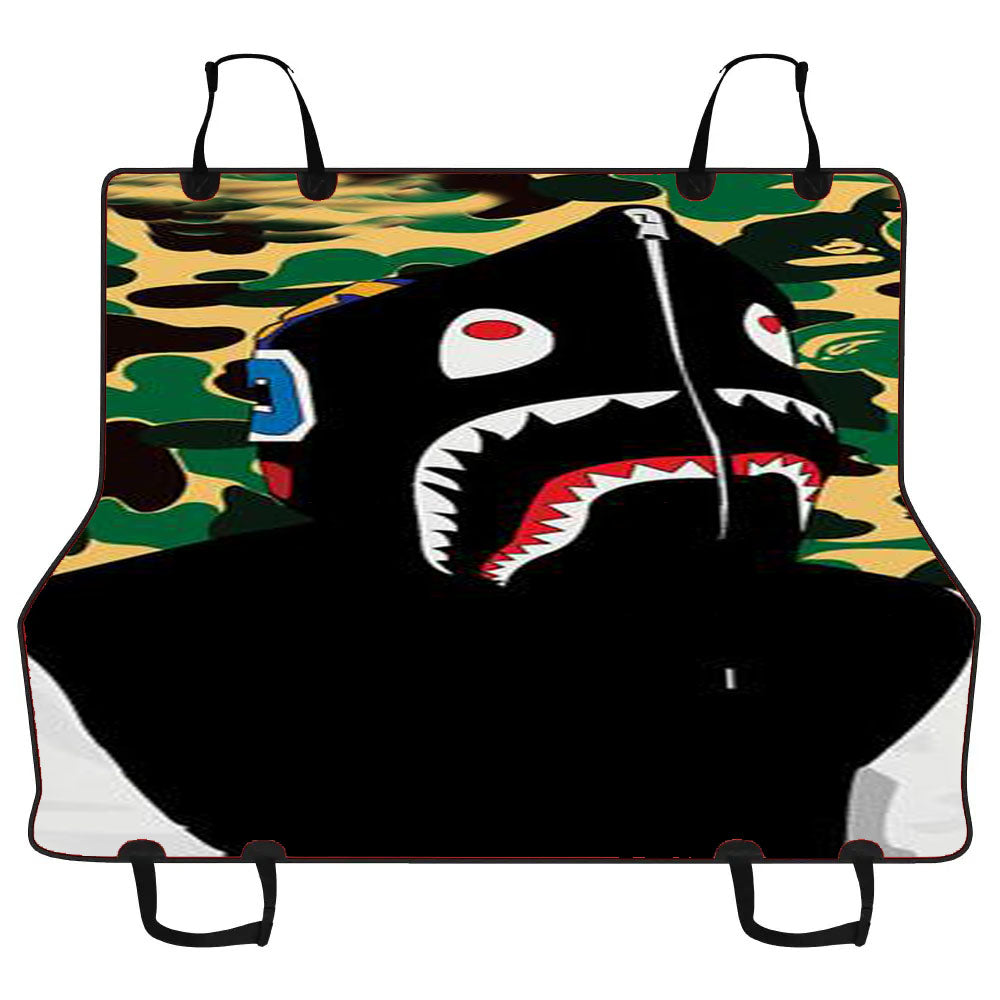Bape Shark Hoodie Car Pet Seat Cover