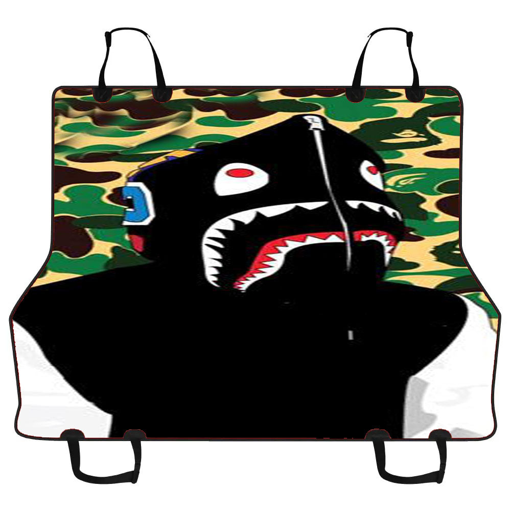 Bape Sharks Man Car Pet Seat Cover