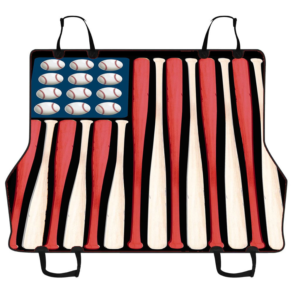 Baseball Bats & Balls Car Pet Seat Cover