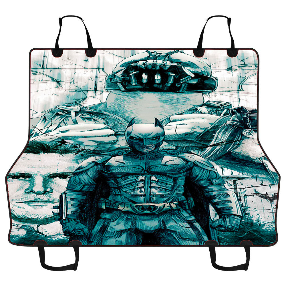 Batman And Bane The Dark Knight Rises Car Pet Seat Cover