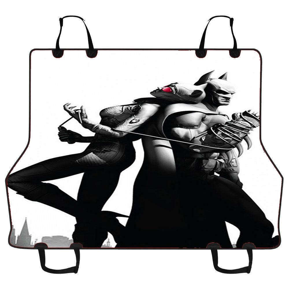 Batman And Catwoman Car Pet Seat Cover