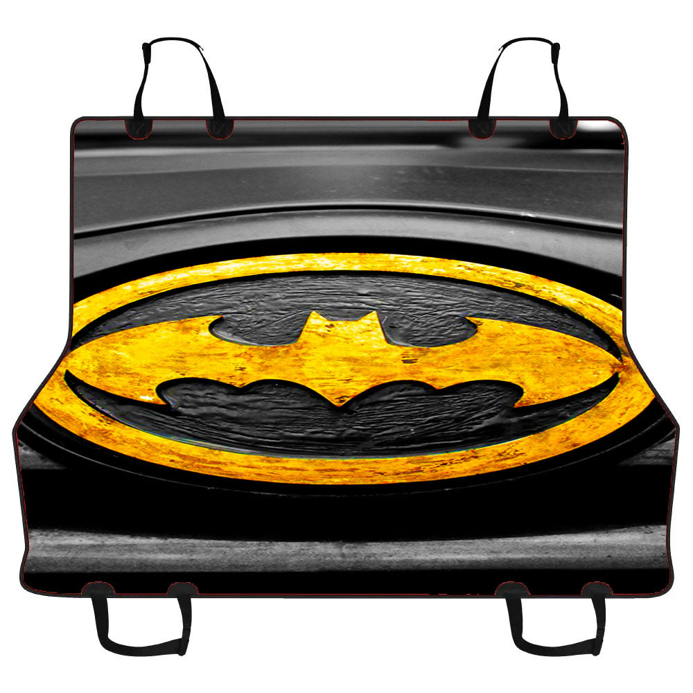 Batman Batmobile Logo Car Pet Seat Cover