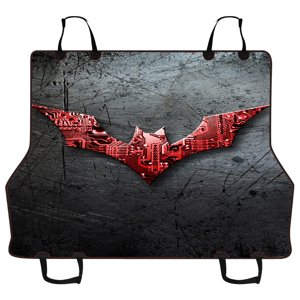 Batman Beyond Red Metal Logo Car Pet Seat Cover