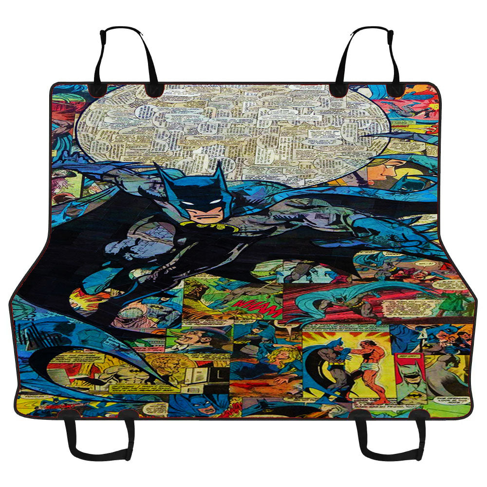 Batman Flying Comic Car Pet Seat Cover