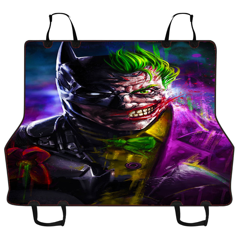 Batman Joker Half Face Car Pet Seat Cover