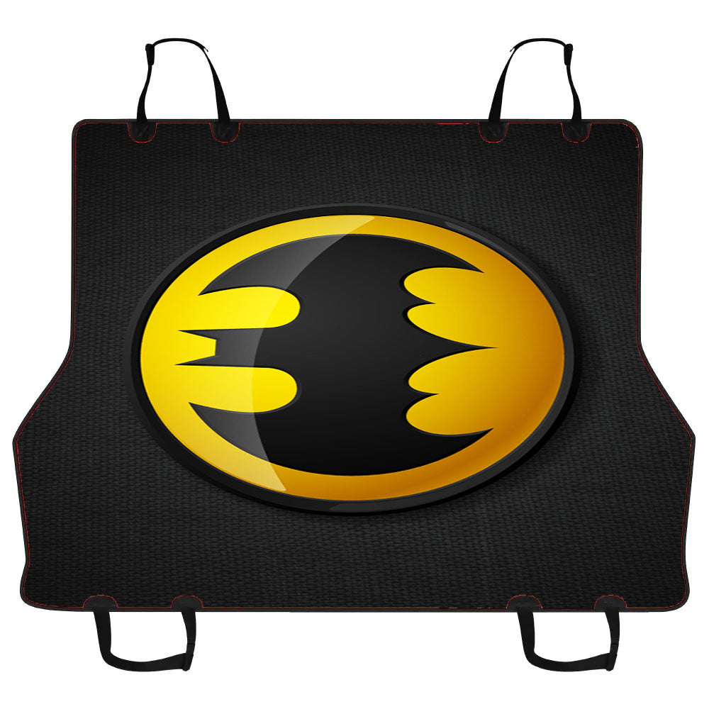 Batman Logo Black Car Pet Seat Cover