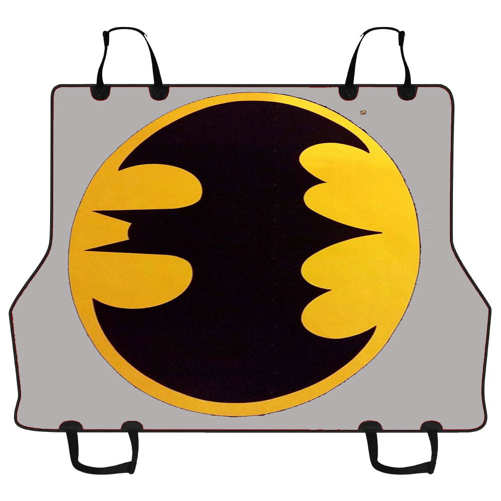 Batman Logo Black Yellow Car Pet Seat Cover