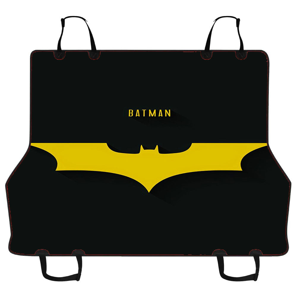 Batman Logo Yellow Car Pet Seat Cover