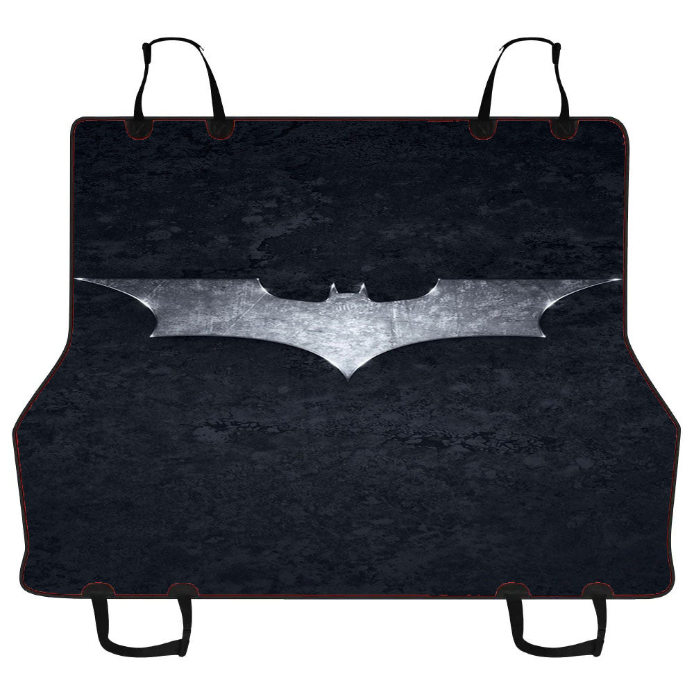 Batman Metal Logo Car Pet Seat Cover