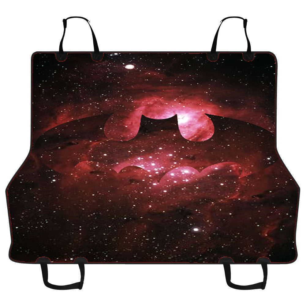 Batman Nebula Logo Red Car Pet Seat Cover
